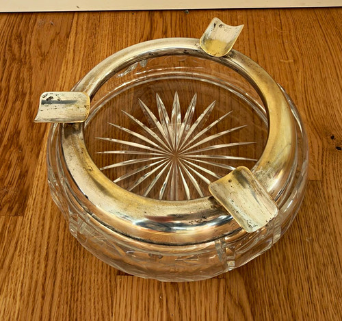 Vintage kristall aschenbecher - kristall,