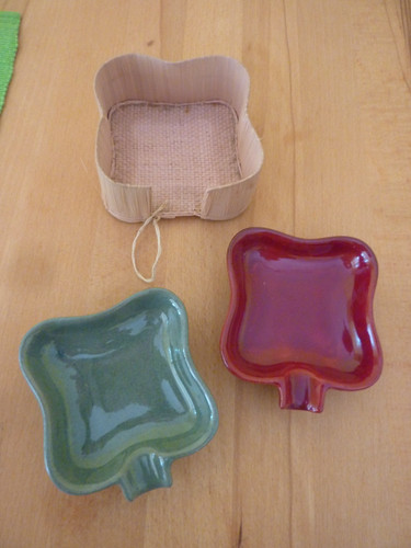 Alte bunte aschenbecher - alte,