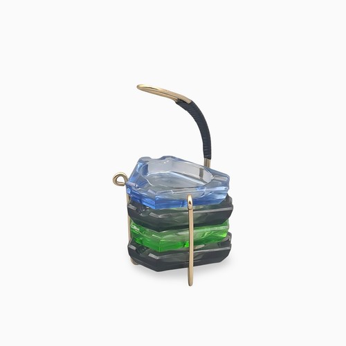 Stapel aschenbecher set 50er - aschenbecher,