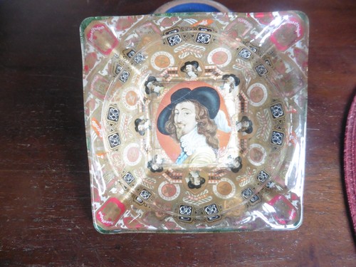 Alter aschenbecher glas 50er - aschenbecher,