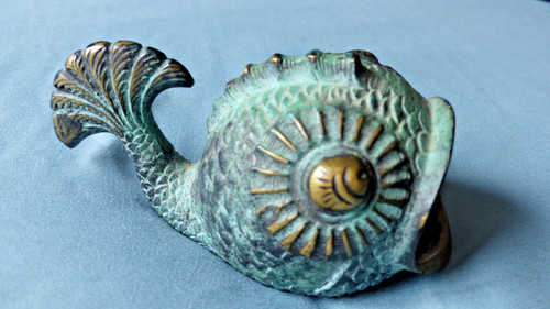 Aschenbecher fisch messing - aschenbecher, /